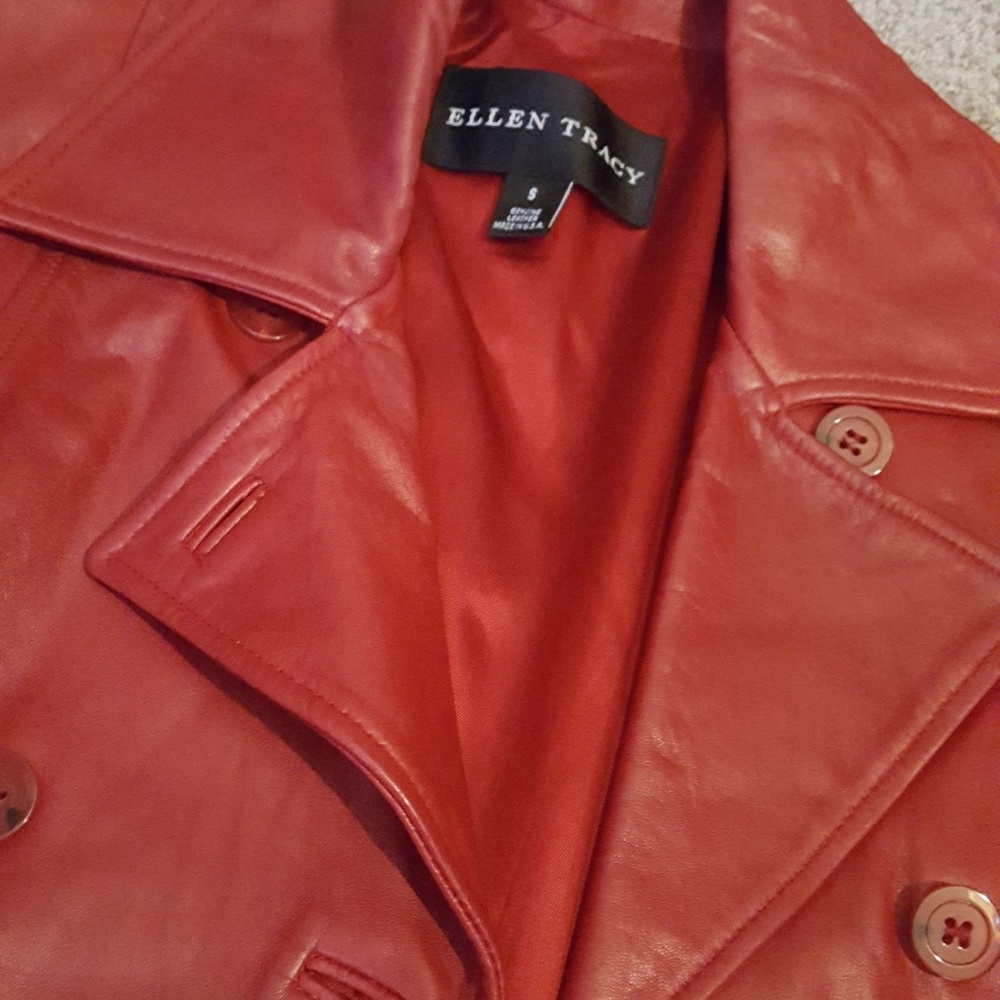 Red Leather Jacket - image 2